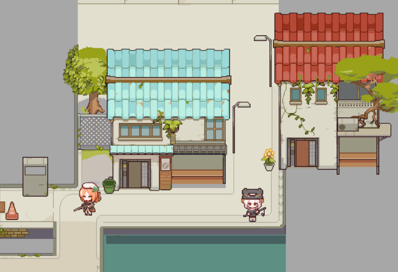 Fishing Tower Defense game screen 1