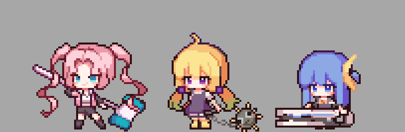 Fishing Tower Defense character sprite sheet 2