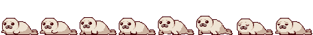 Desktop Maid Haru seal sprite sheet