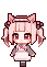 Desktop Maid Haru cat walk animation