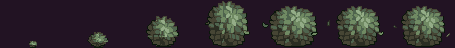 Bush tile sprite sheet
