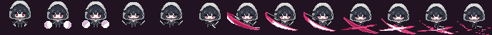 Sword slash sprite sheet