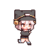 Walking character animation